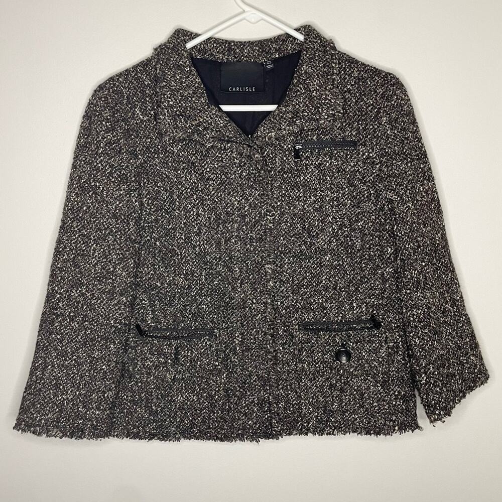 Carlisle Brown Tweed Jacket Size 8
